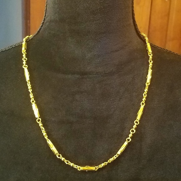 Other - 18k Gold Filled Men's Cylinder Chain